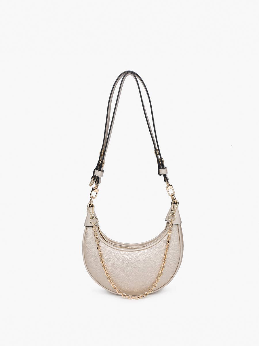 Zora Moon Shoulder Bag w/ Chain Purse