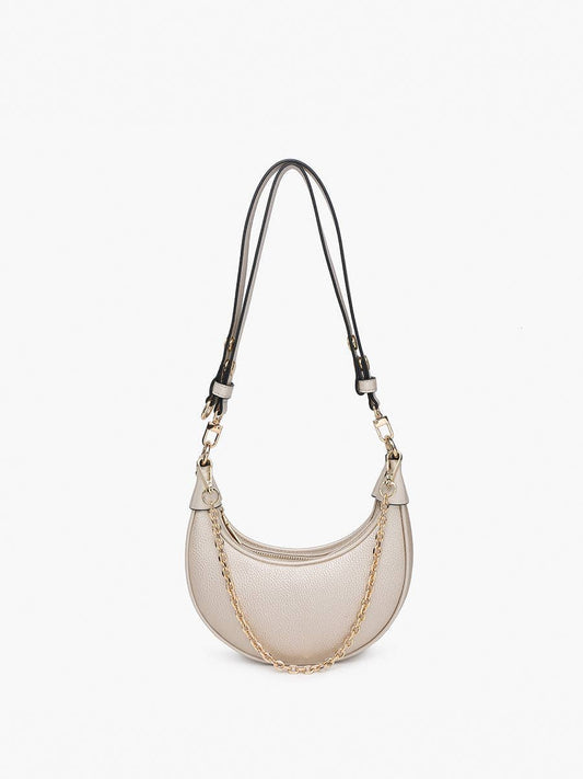 Zora Moon Shoulder Bag w/ Chain Purse