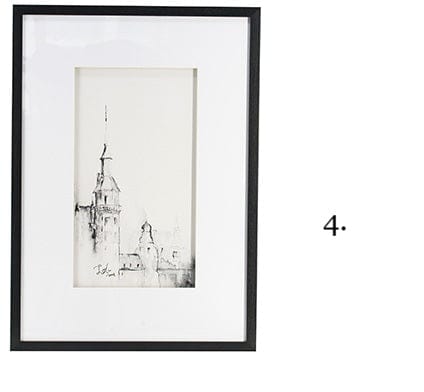 Black and White Architecture Wall Art Prints - 4 Designs