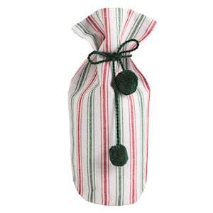 Striped Wine Bag