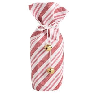 Striped Wine Bag