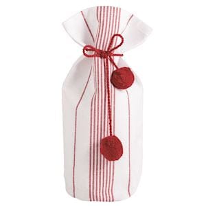 Striped Wine Bag