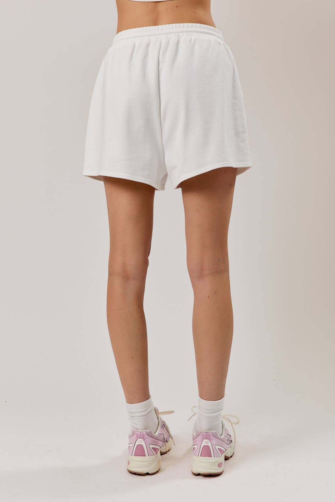 High Rise USA Graphic Embo Sweatshorts