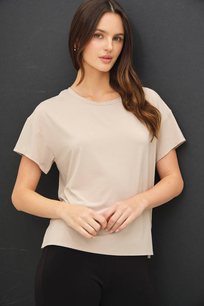 Bamboo Crewneck Oversized T-Shirt