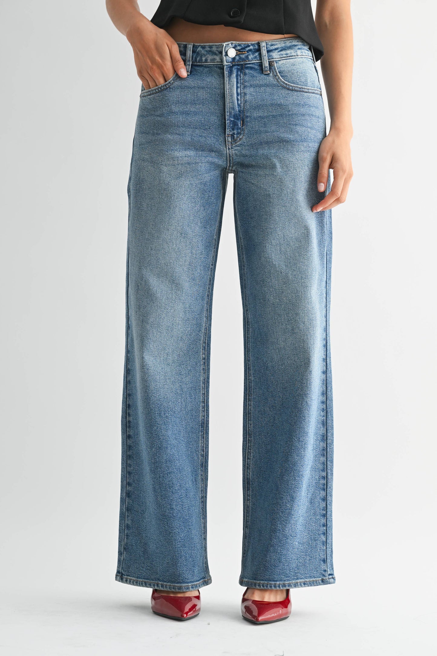 High Rise Full Length Straight