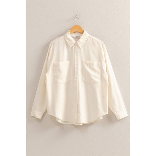 Sand Washed Relaxed Long Sleeve DZ24C609