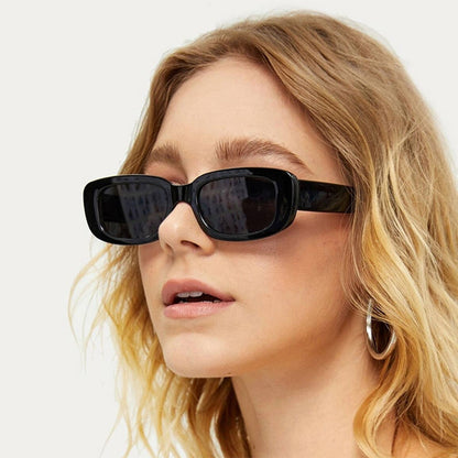 Trendy Small Square Sunglasses for Women, UV400_CWASG0071: BROWN / (OS) 1