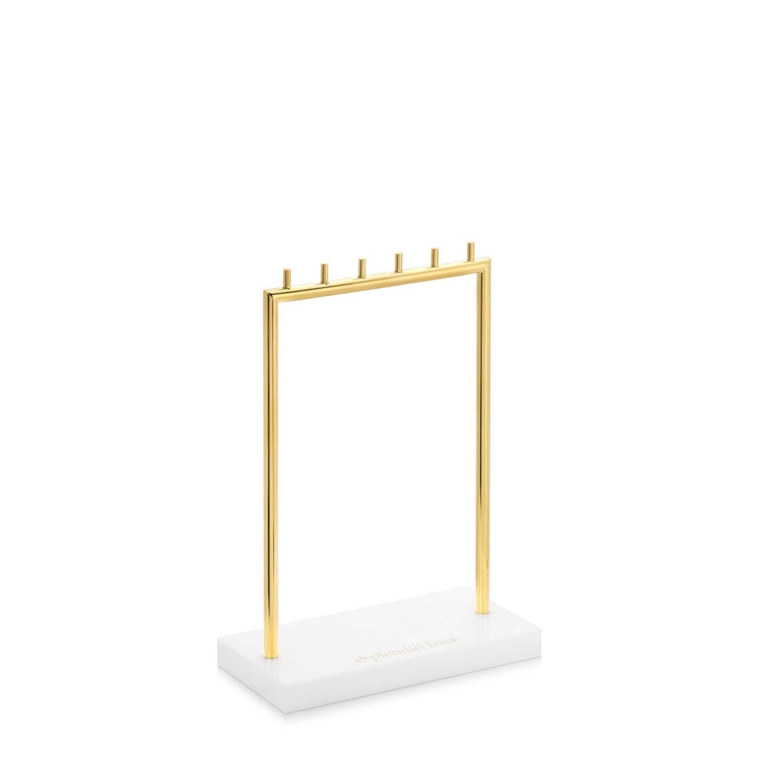 Branded Free Floating Necklace Display With 6 Hooks