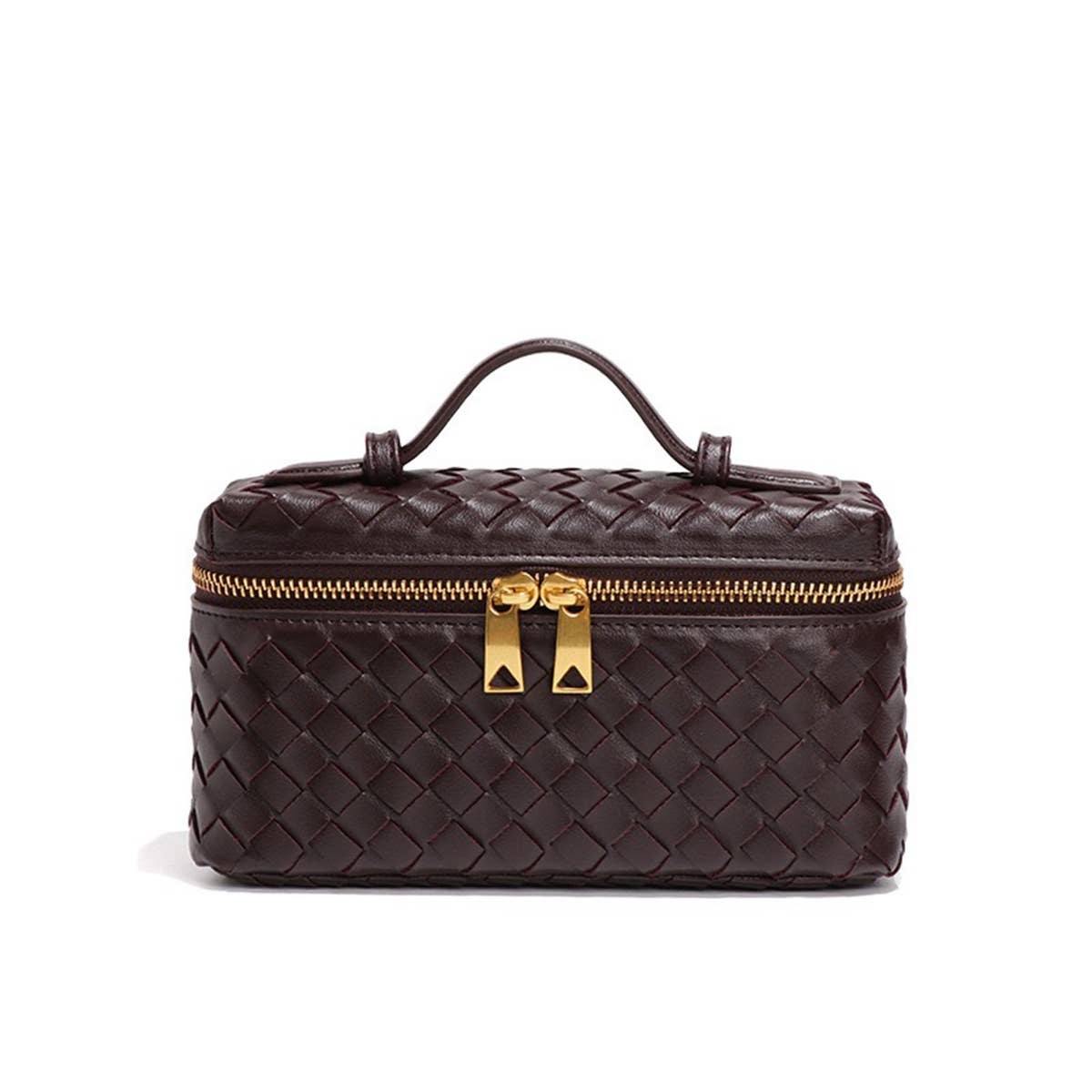 Handmade Woven Trendy Box Shoulder Bag_CWAB06123