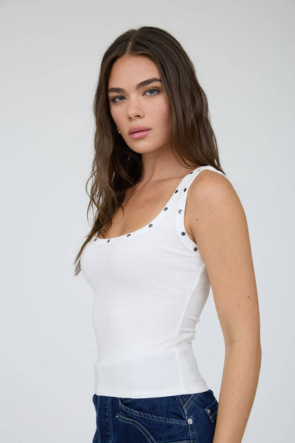 Stud Detail Tank Top