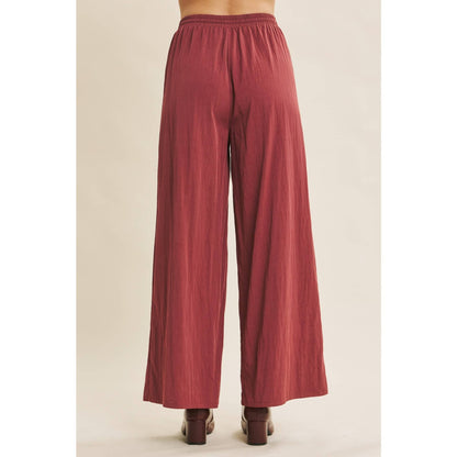 Washed Wide Leg Pants