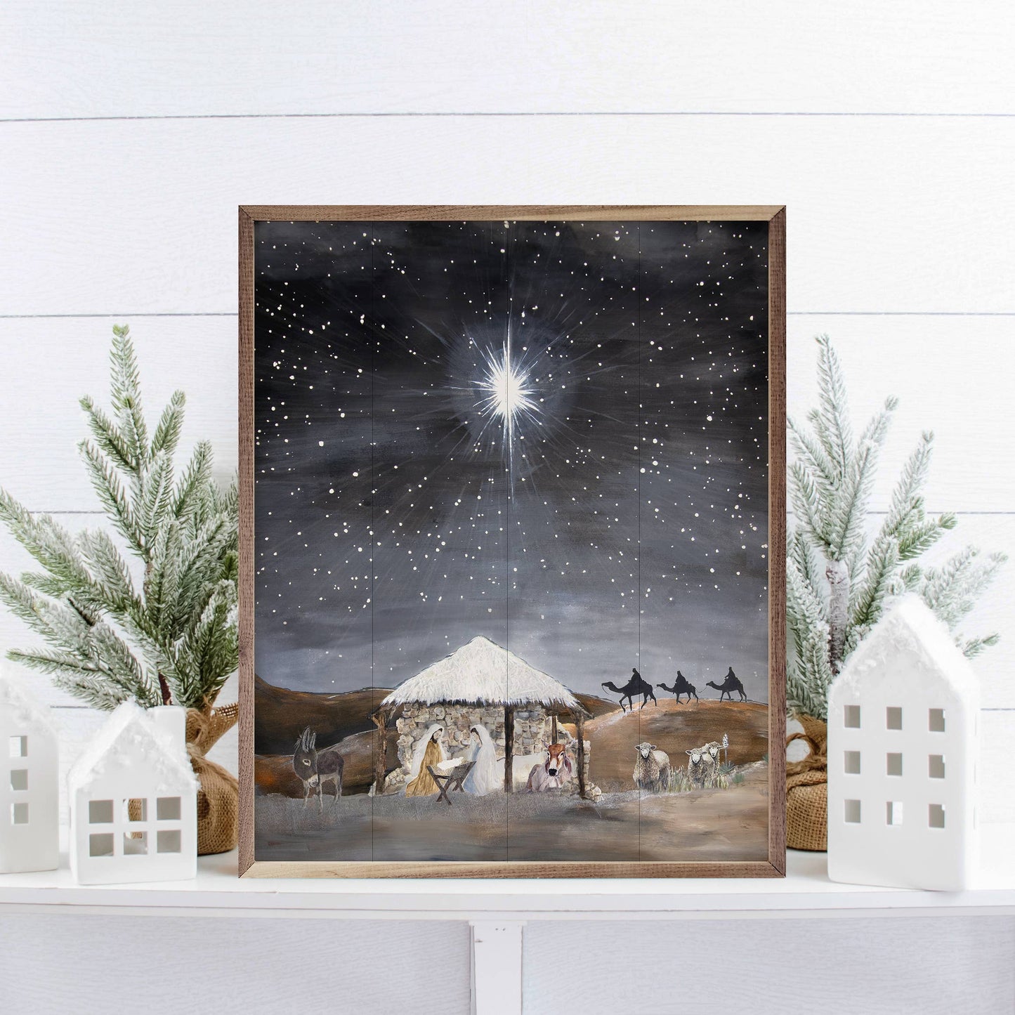 Nativity By Jodi Hatfield Art Print