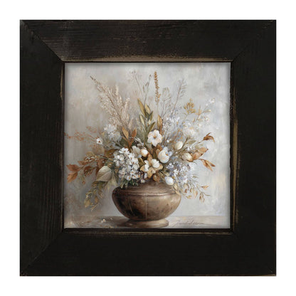Copper Vase with Floral Bouquet