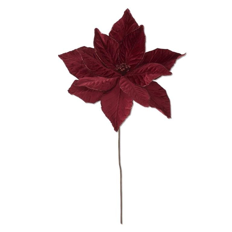 22 Inch Red Poinsettia Stem