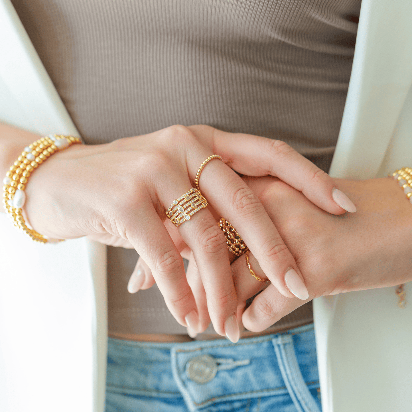 All That Shimmers, Pavé Statement Ring
