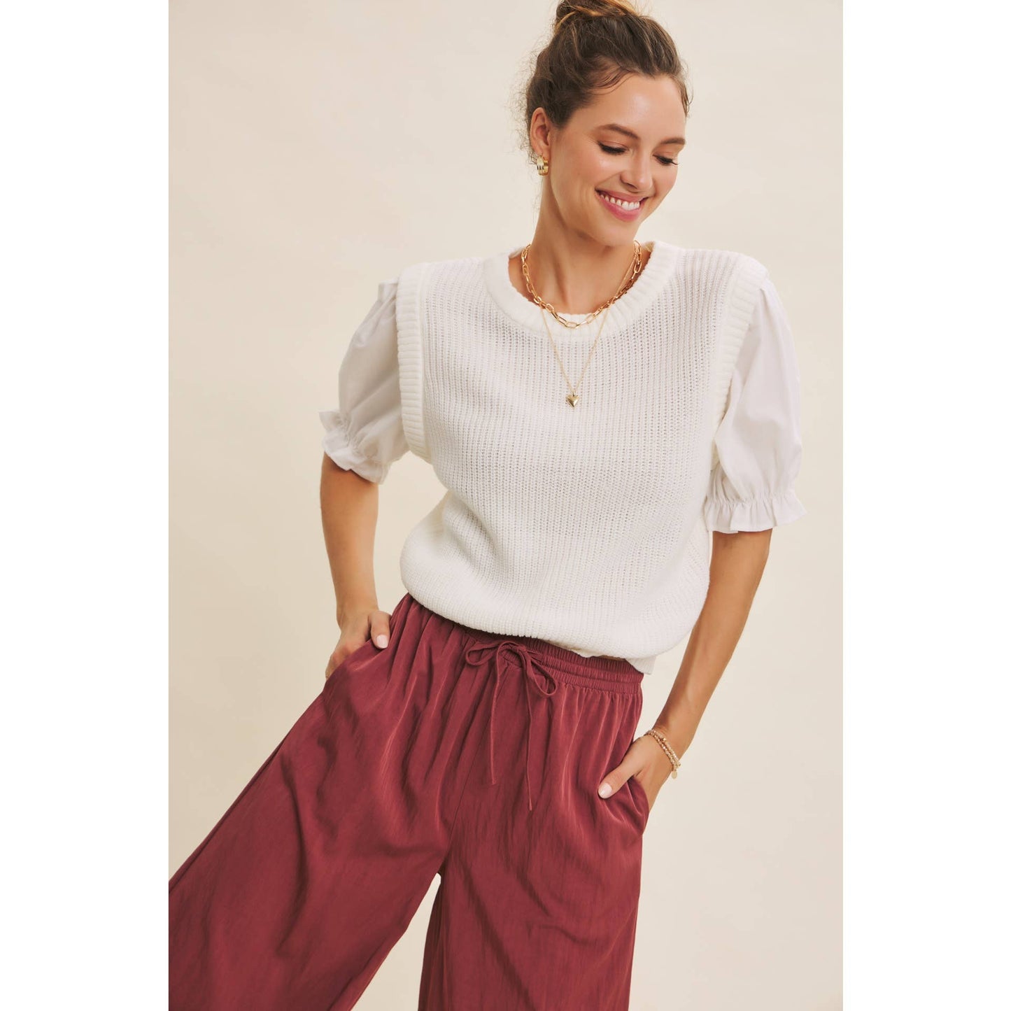 Washed Wide Leg Pants