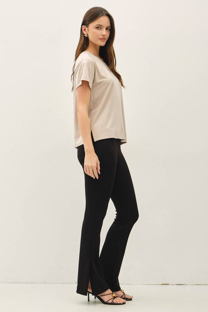 Bamboo Crewneck Oversized T-Shirt