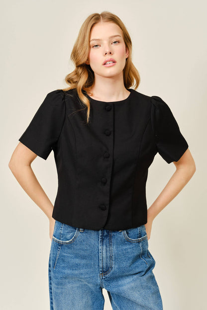 Femme Classic Button Down Blouse