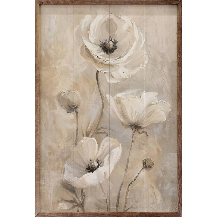 Neutral Flora 2 By Nina Blue Wall Decor Print