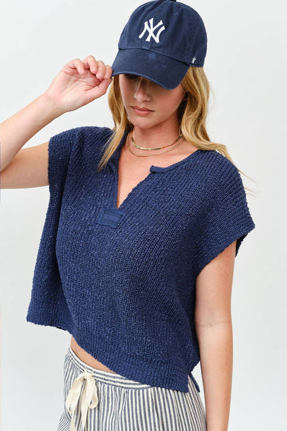 Lightweight Short Sleeve Sweater