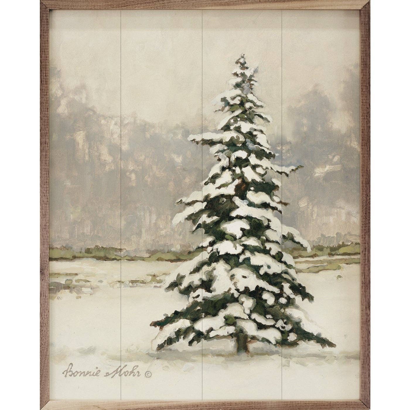 Single Winter Tree Art Print