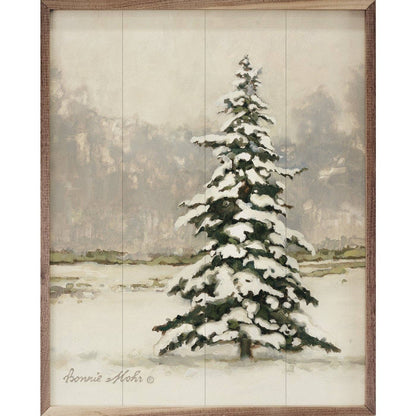Single Winter Tree Art Print