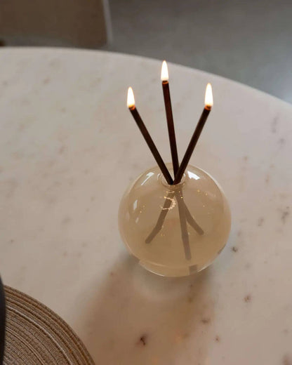 Neva Vase, Pampas - Oil Candle