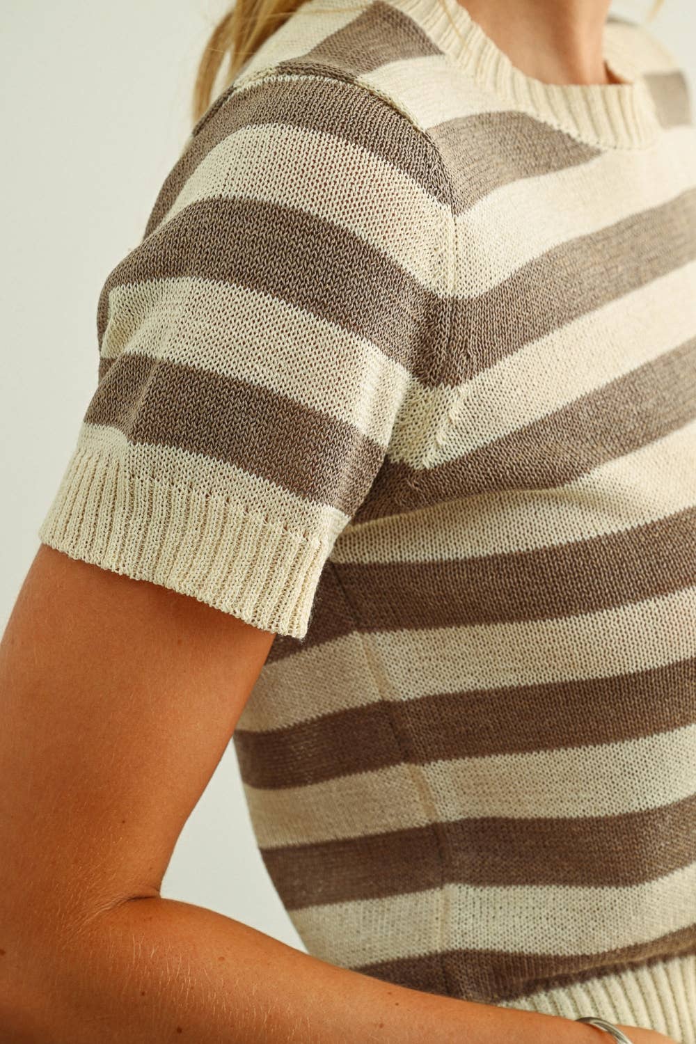 Striped Knit Top