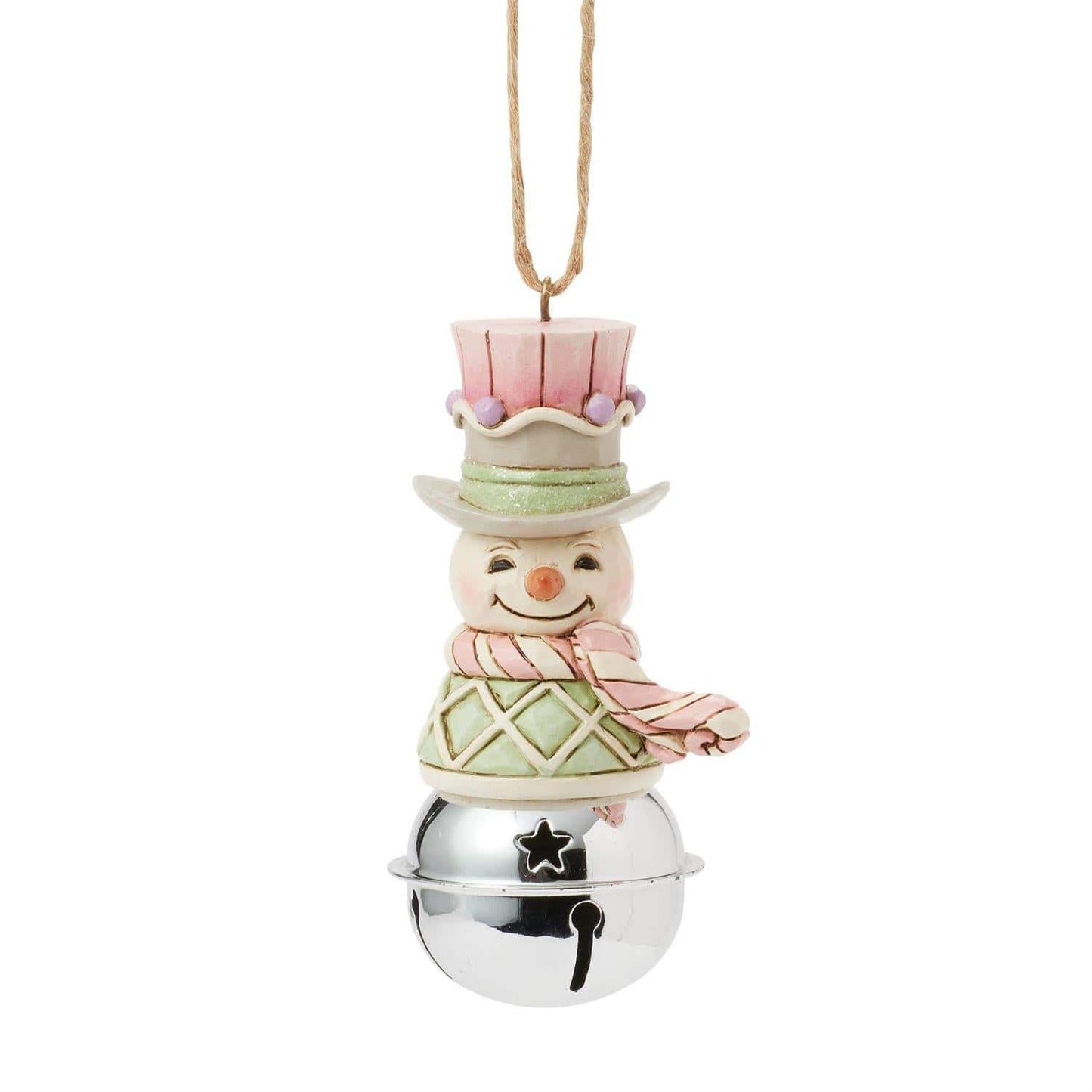 Heartwood Sweets Snowman Bell Ornament