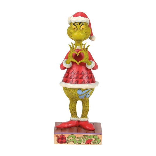 Grinch with Heart Hands Figurine
