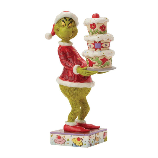 Grinch with Grinchy Cake Figurine