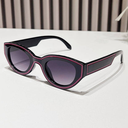 PAINTED CAT-EYE SUNGLASSES_CWASG0420