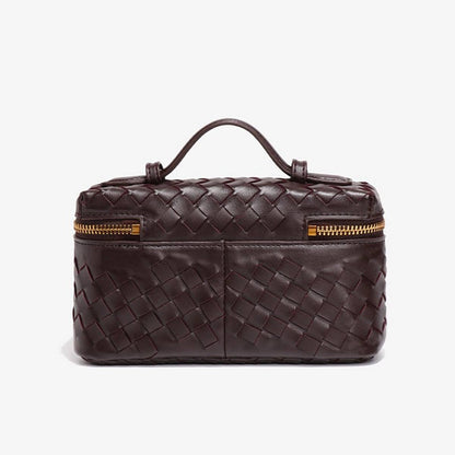 Handmade Woven Trendy Box Shoulder Bag_CWAB06123