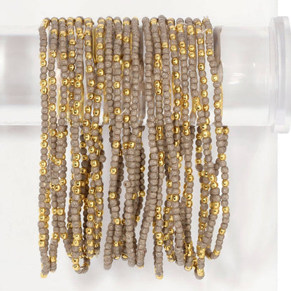 Stretch Beaded Solid Game Day Bracelets