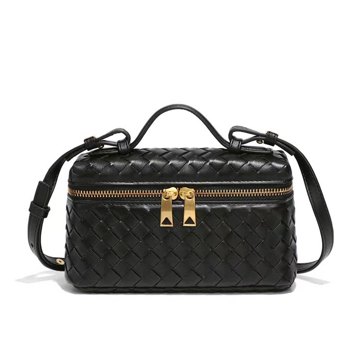 Handmade Woven Trendy Box Shoulder Bag_CWAB06123