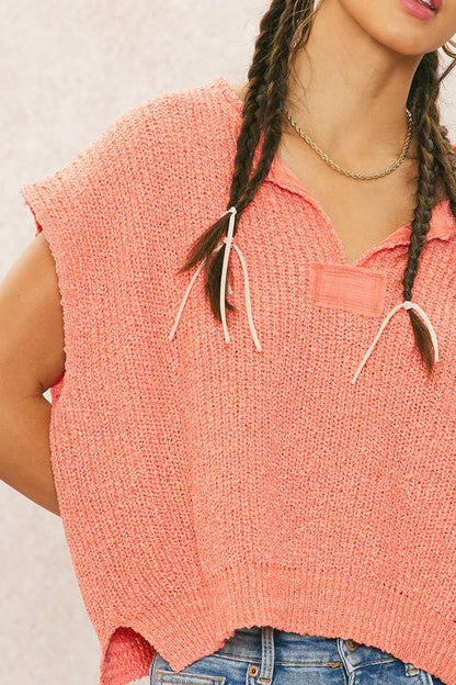 Lightweight Short Sleeve Sweater