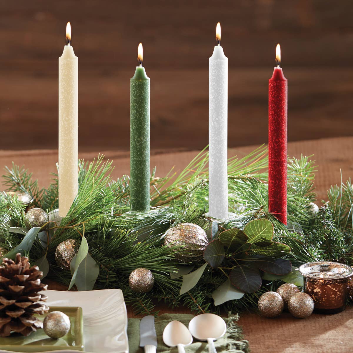 12" Root Timberline™ Arista® Wax Taper Candles - Assorted Colors