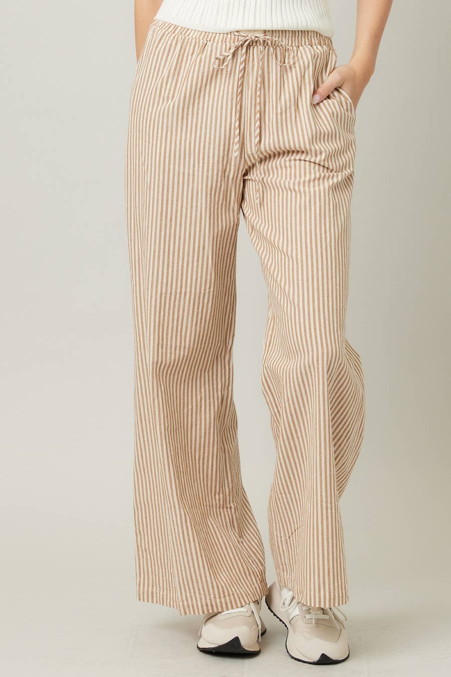 Striped Wide Leg Pants