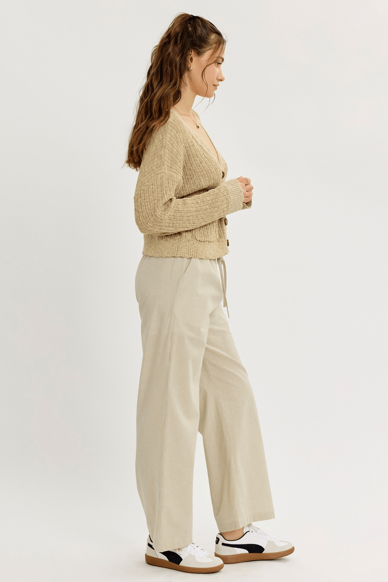 Effortlessly Cool Slouchy Sweater Cardigan With Pockets