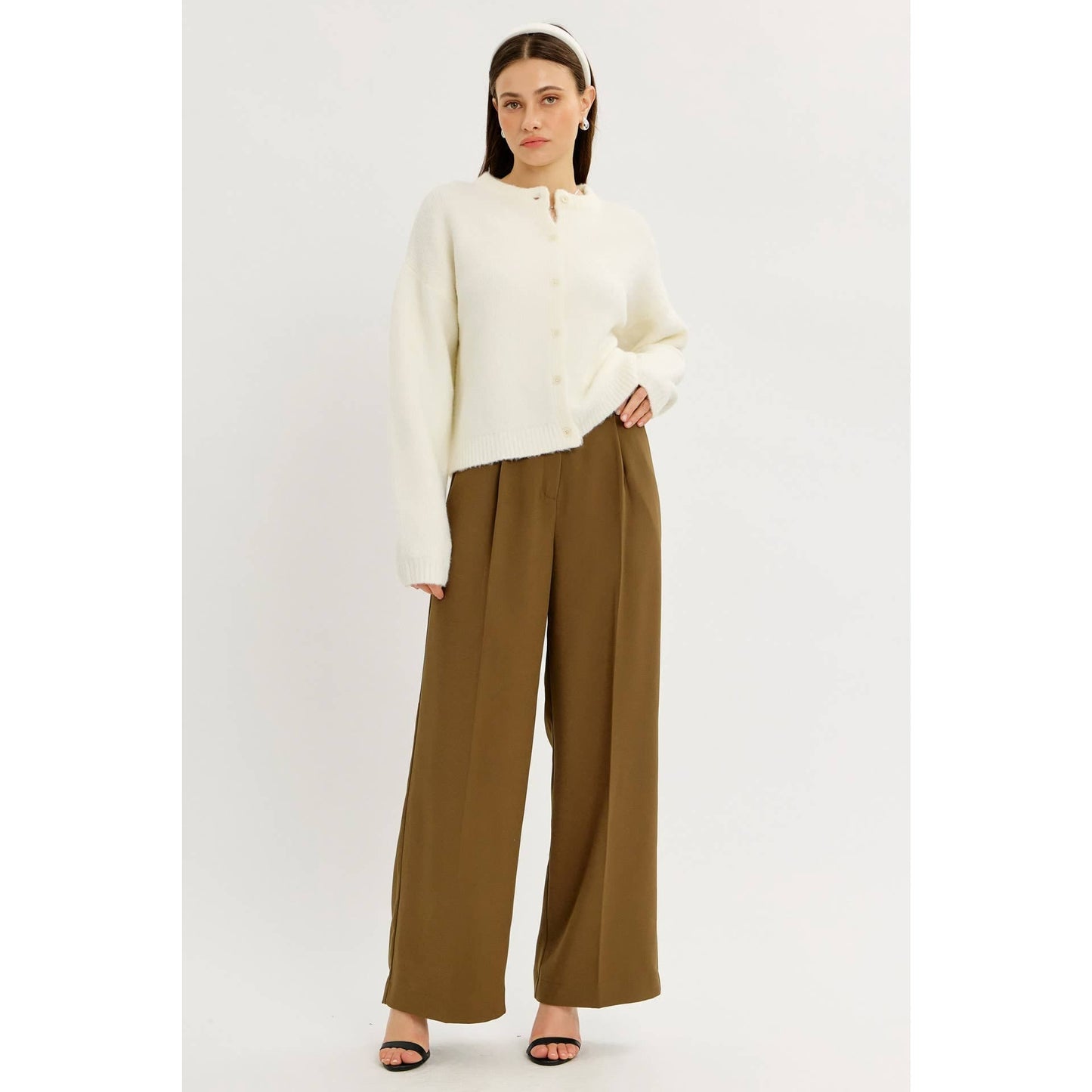 Oversized Cloud Touch Button-Down Cardigan