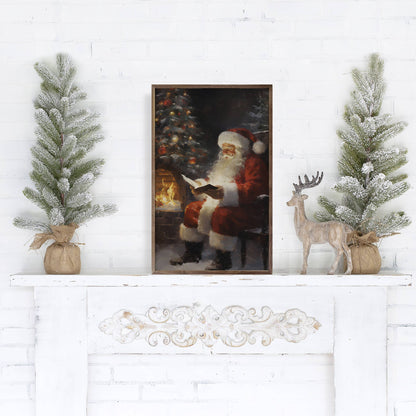 Reading By The Fire By Petals Prints Designs Art Print