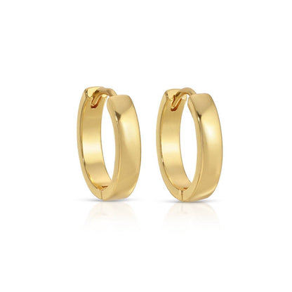 Classic Flat Huggies Earrings