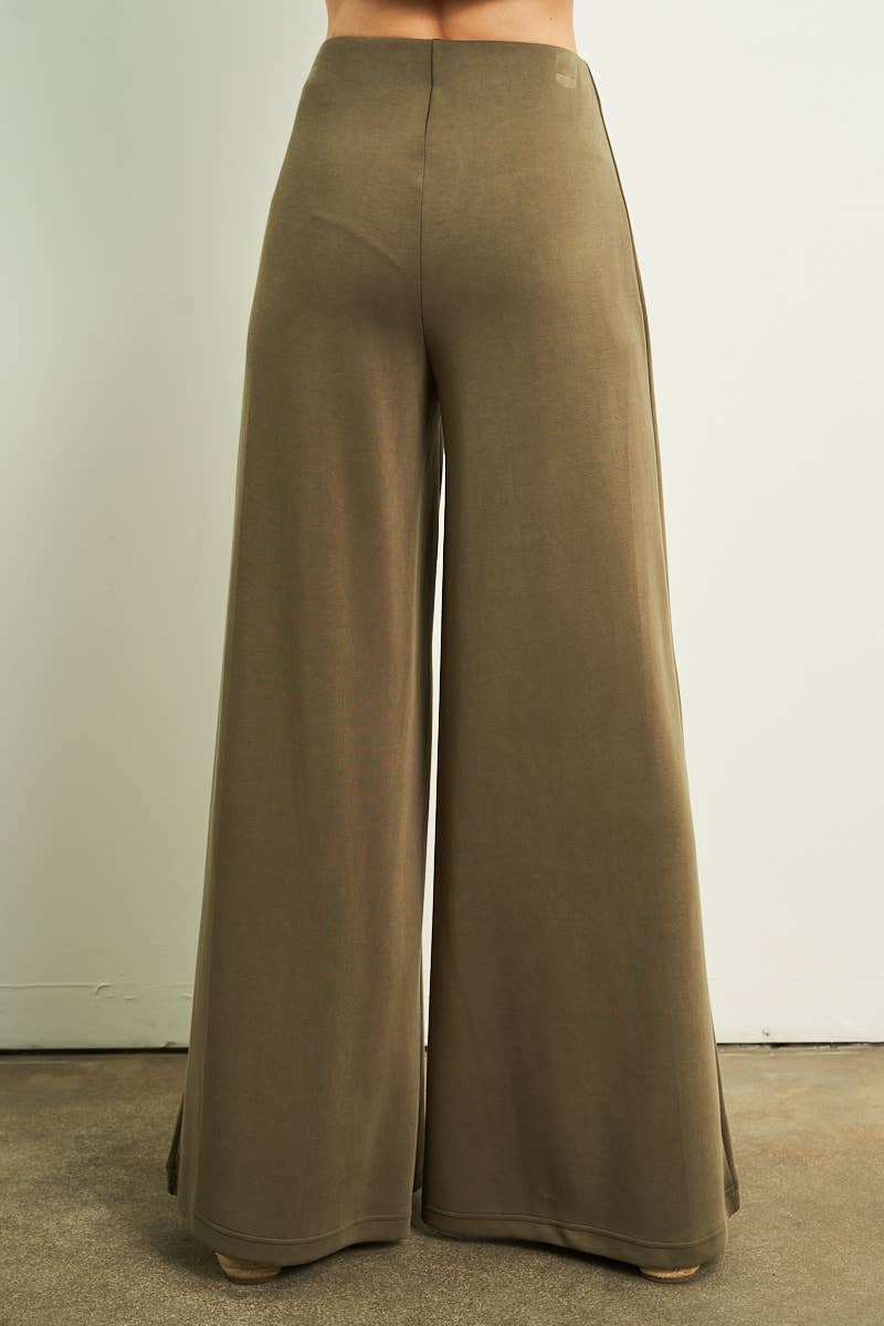 6807-Wide Palazzo Pants