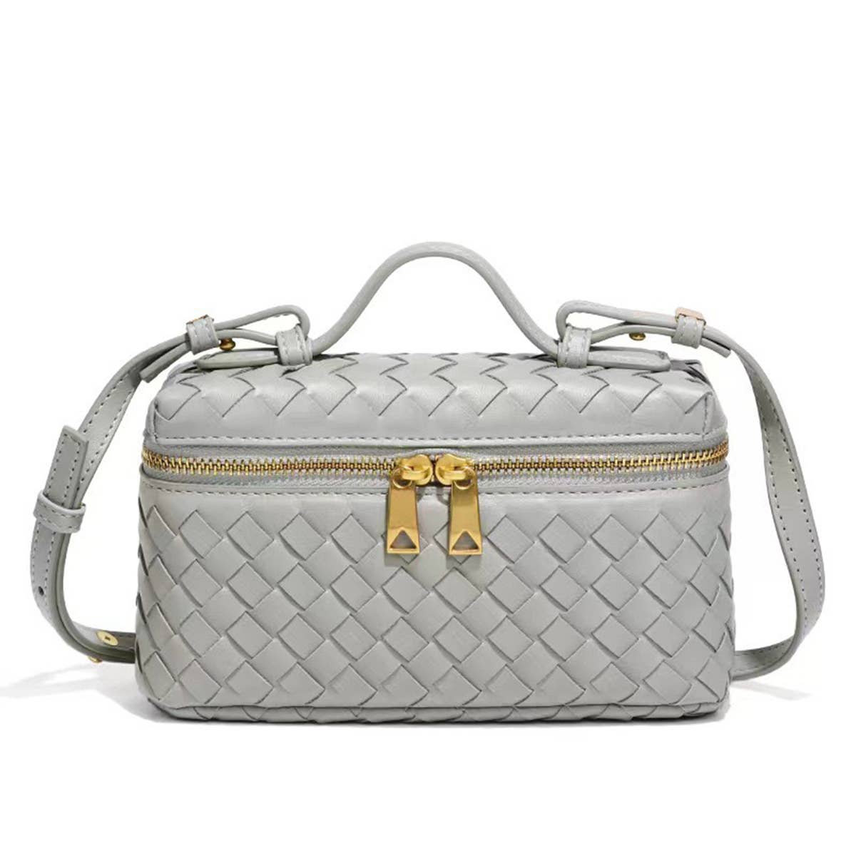 Handmade Woven Trendy Box Shoulder Bag_CWAB06123