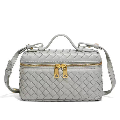 Handmade Woven Trendy Box Shoulder Bag_CWAB06123