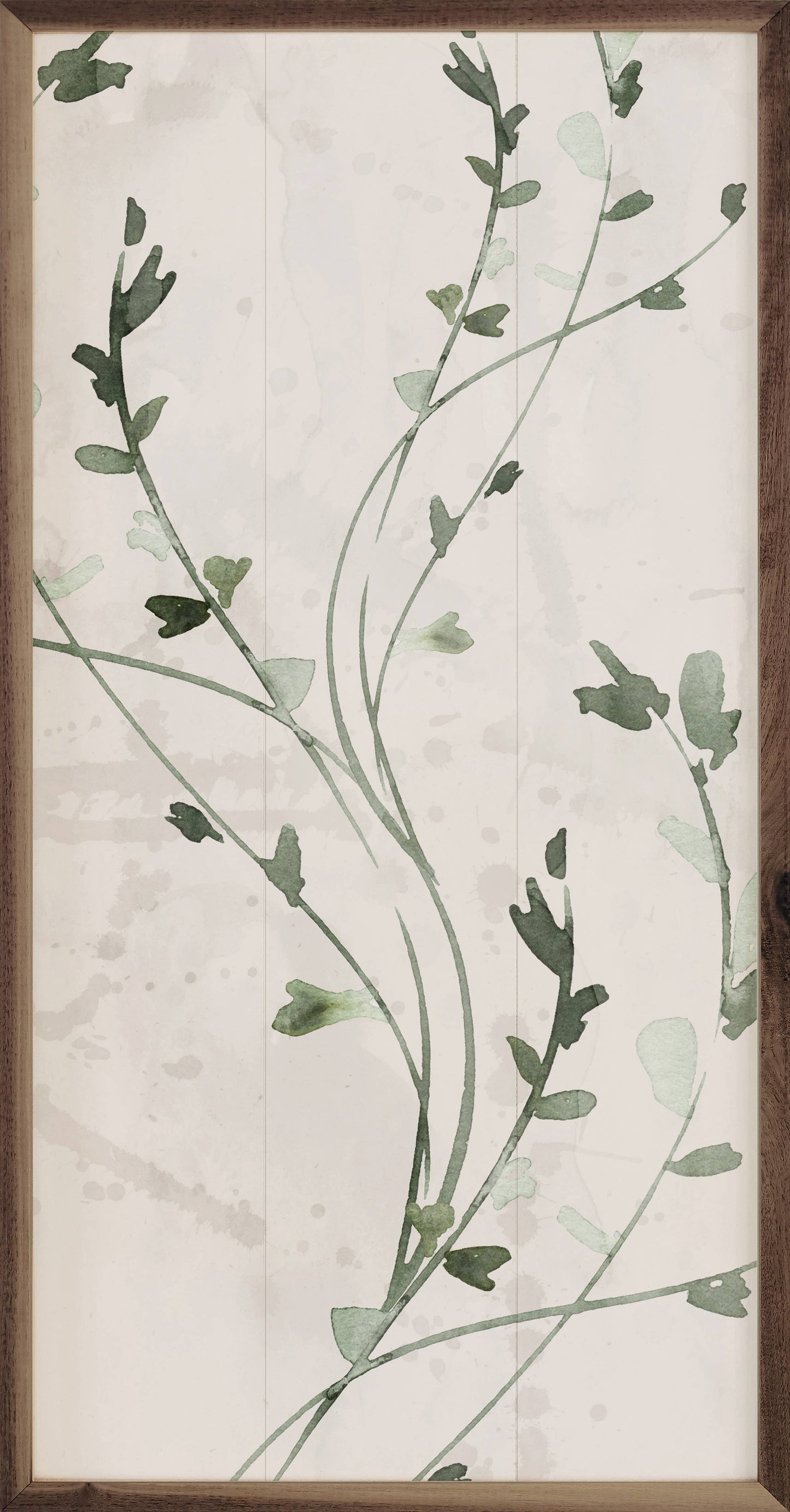 Botanical Panel 3 Thin Vines By Nina Blue