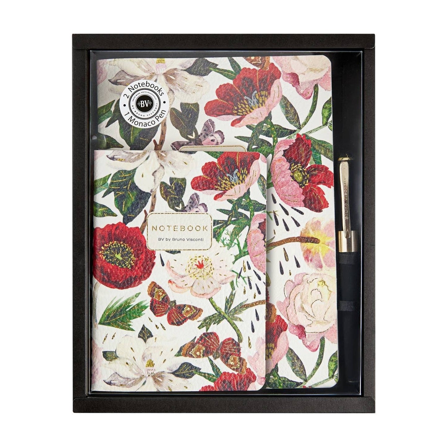 Journal Gift Set Peonies - Journal, Notebook, Pen