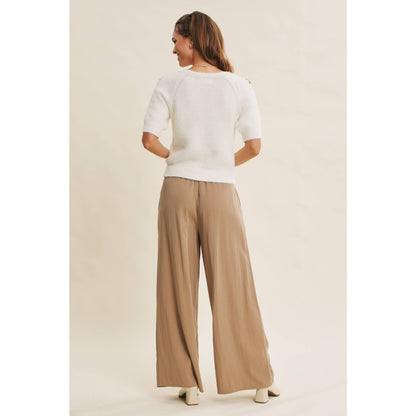 Washed Wide Leg Pants