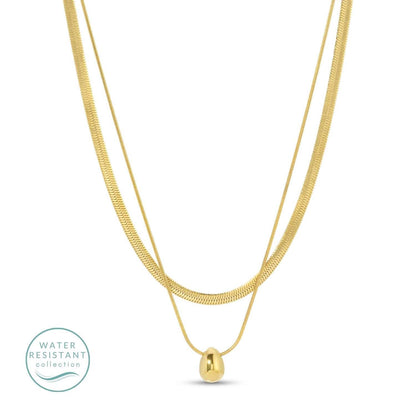 Layered up Simple Pendant Necklace