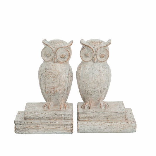 4.5x4x7.5" Realistic Brown Polyresin Owl Bookend
